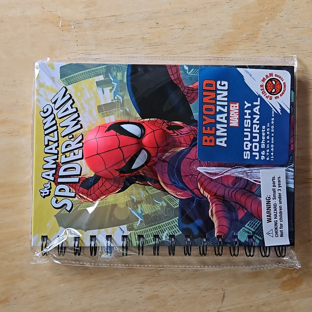 MARVEL SPIDERMAN SQUISHY JOURNAL